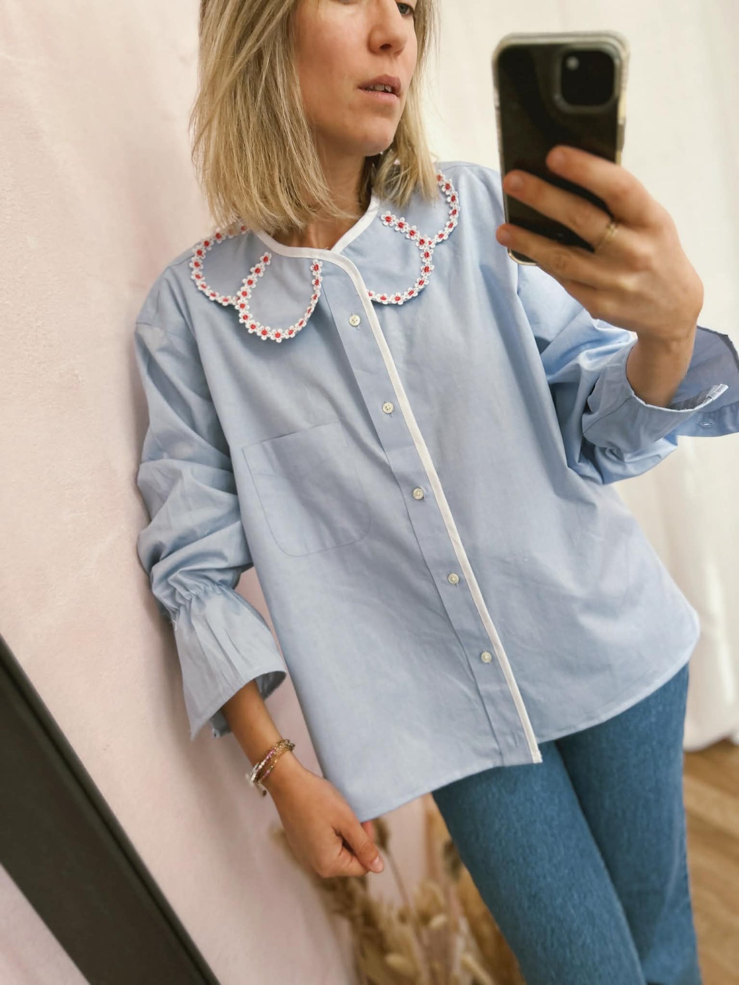 Chemise maxi marguerite