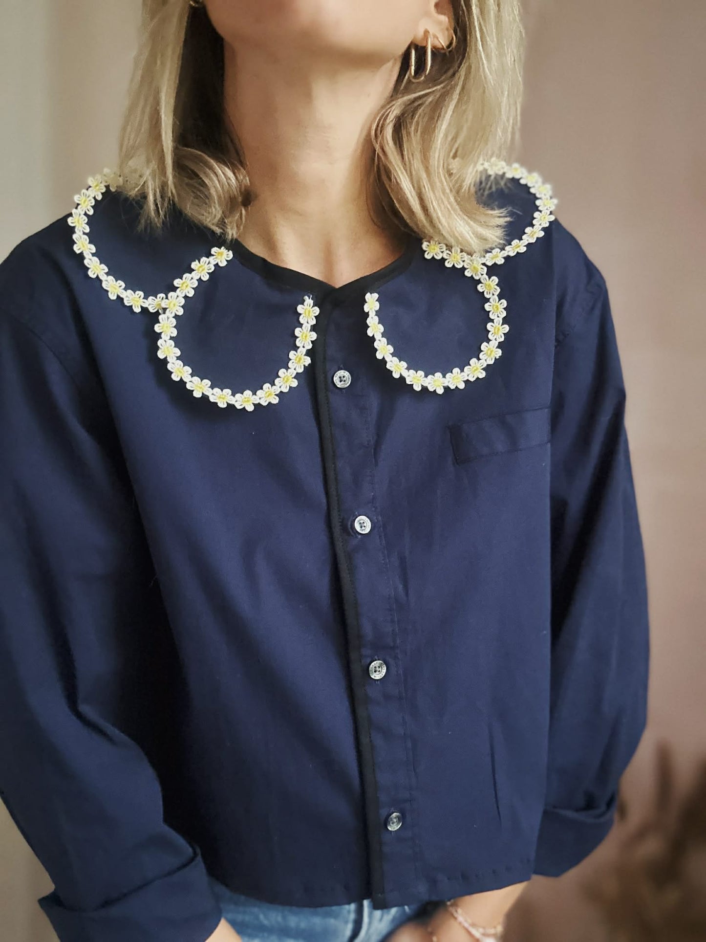 Chemise maxi marguerite