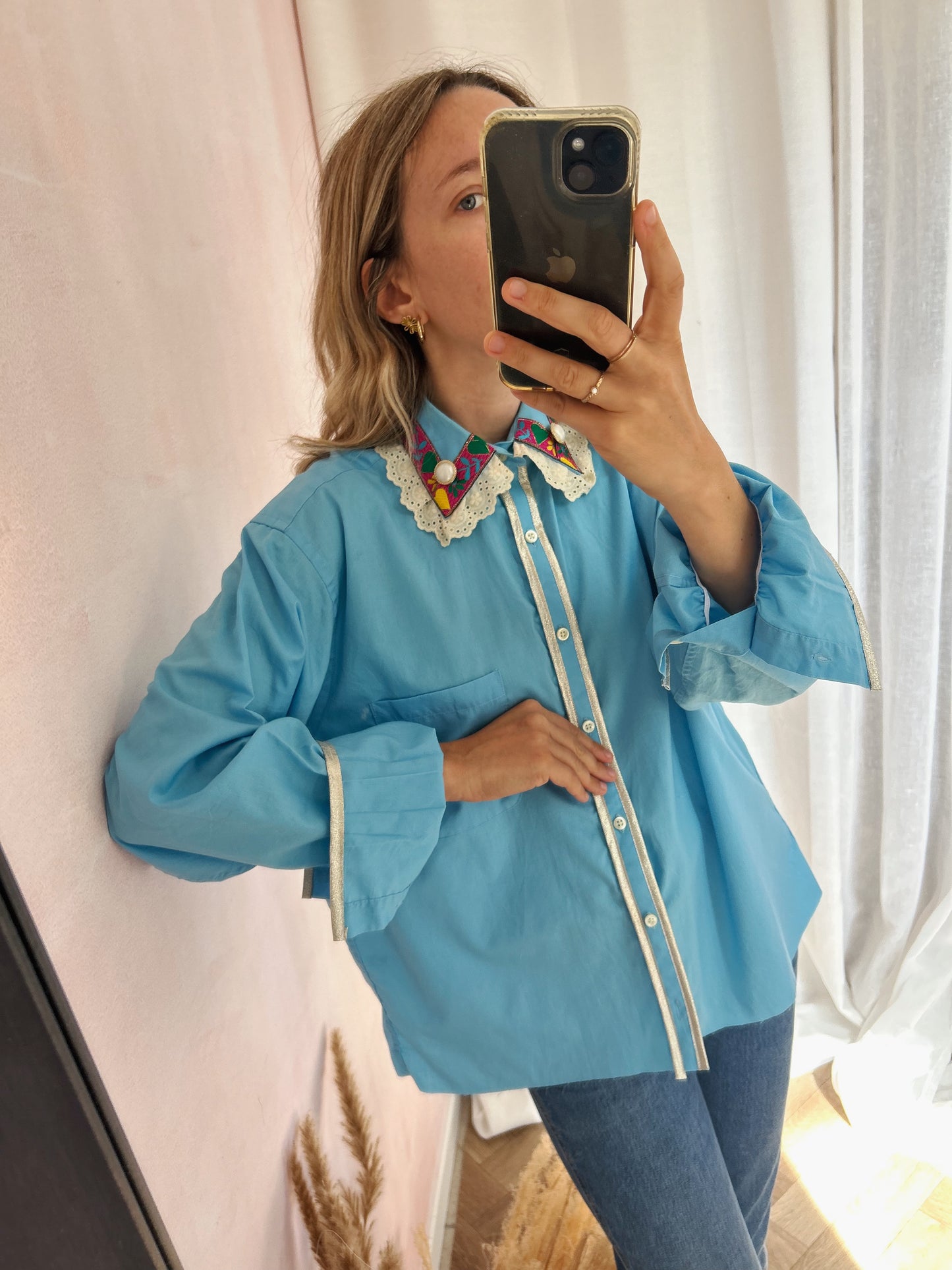 Chemise Thao jacquard