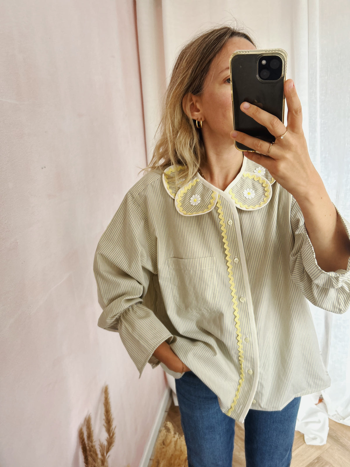 Chemise Marguerite pasta yellow