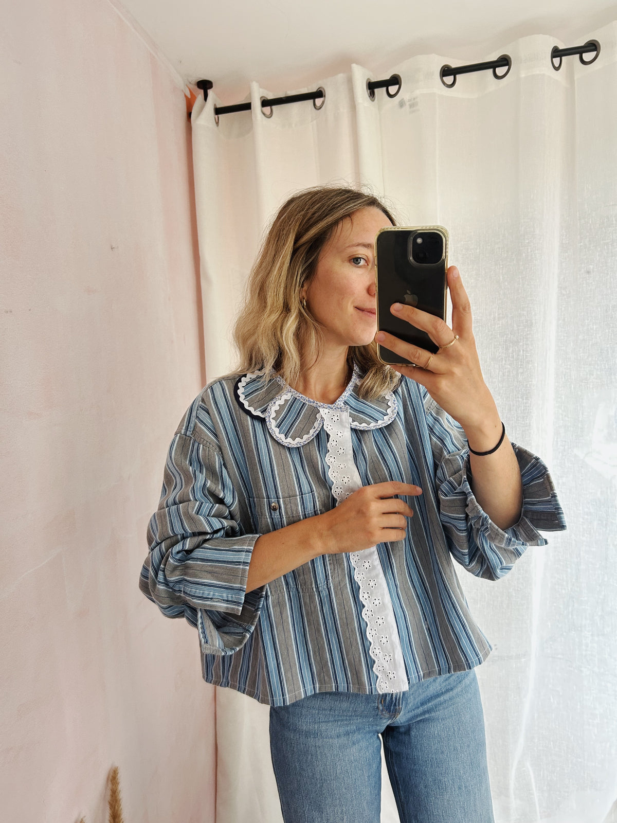 Chemise Marguerite 90's broderie