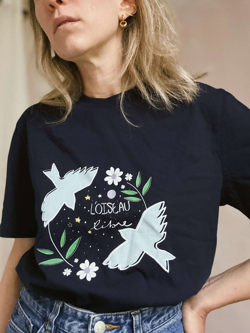 T-shirt l'oiseau libre