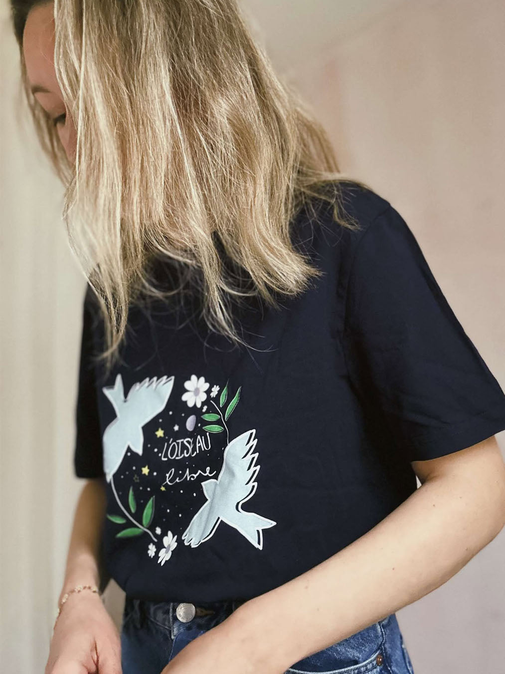 T-shirt l'oiseau libre