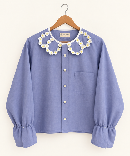 Chemise Maximarguerite blue