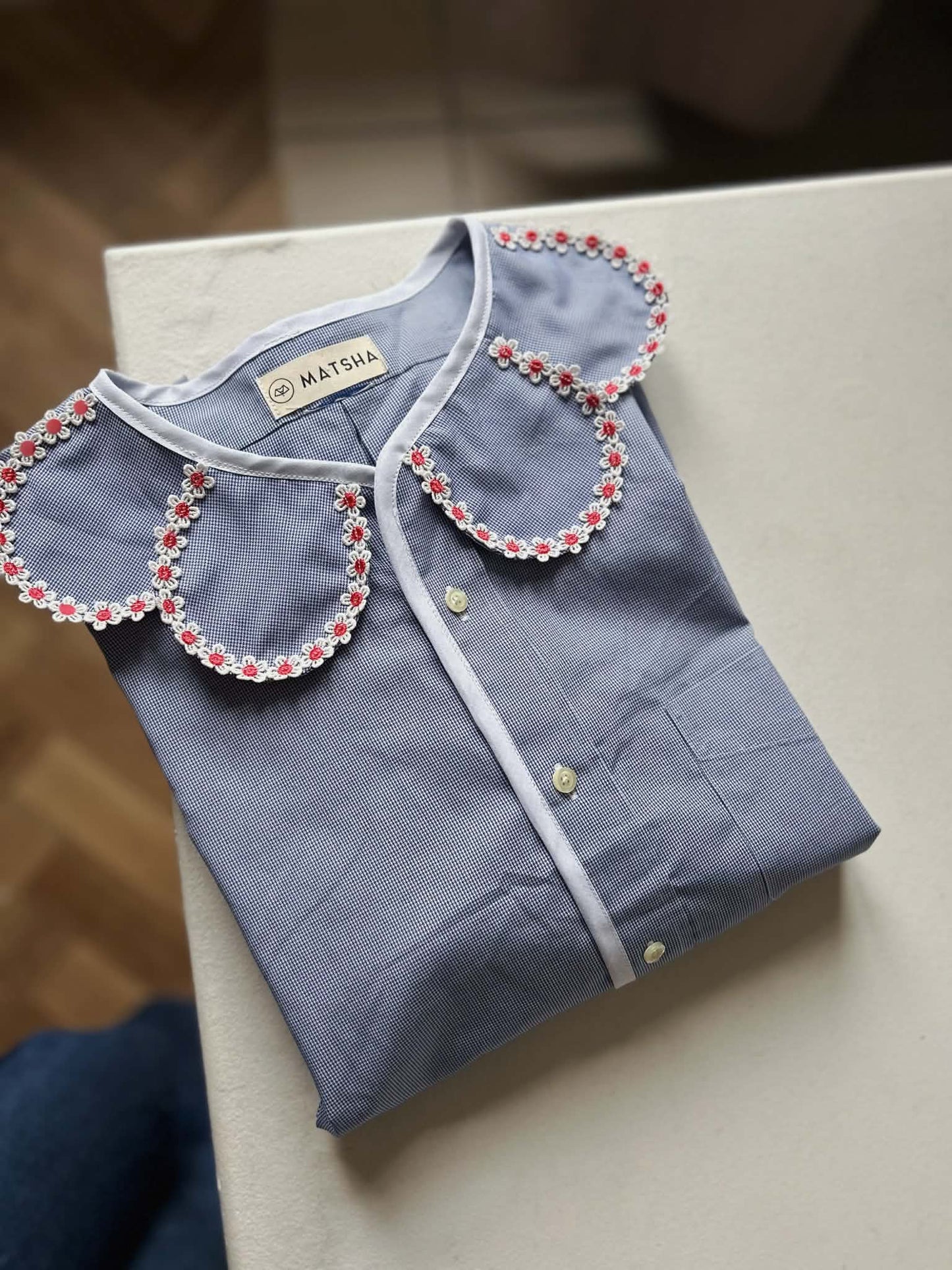 Chemise maxi marguerite