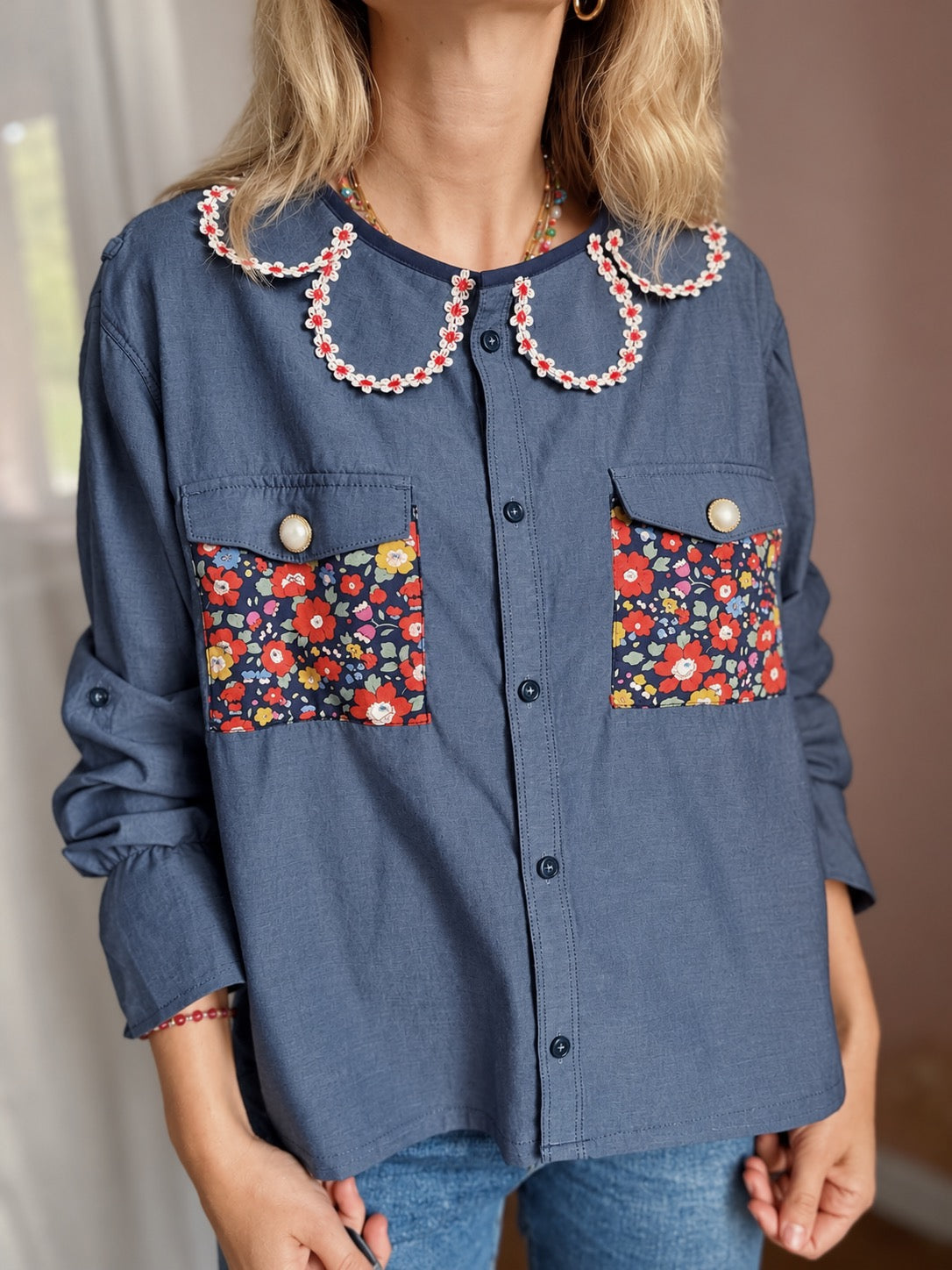 Chemise Marguerite bloom