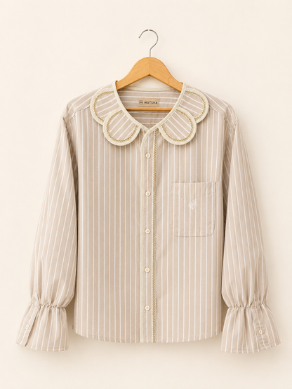 Chemise Marguerite praline