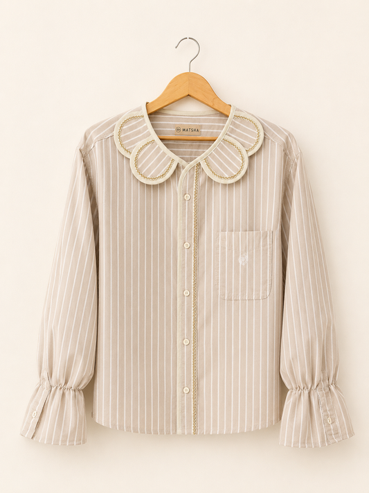 Chemise Marguerite praline