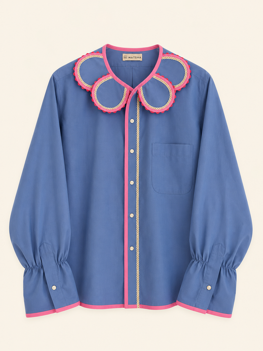 Chemise Marguerite pink java