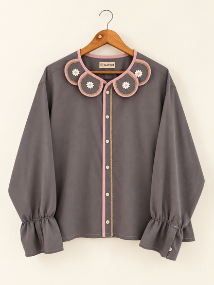 Chemise Marguerite poésie