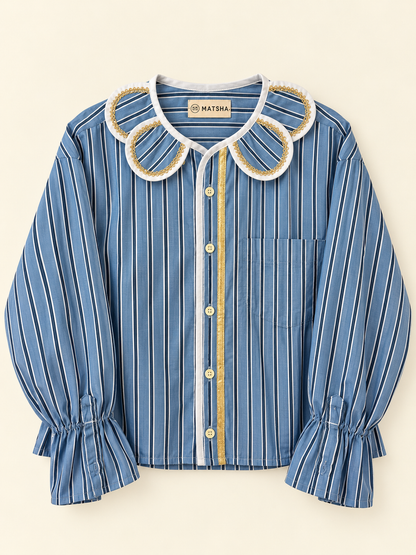 Chemise Marguerite Goldie blue