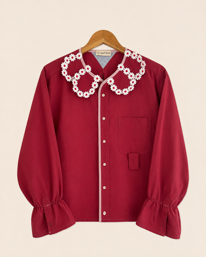 Chemise Maximarguerite rouge