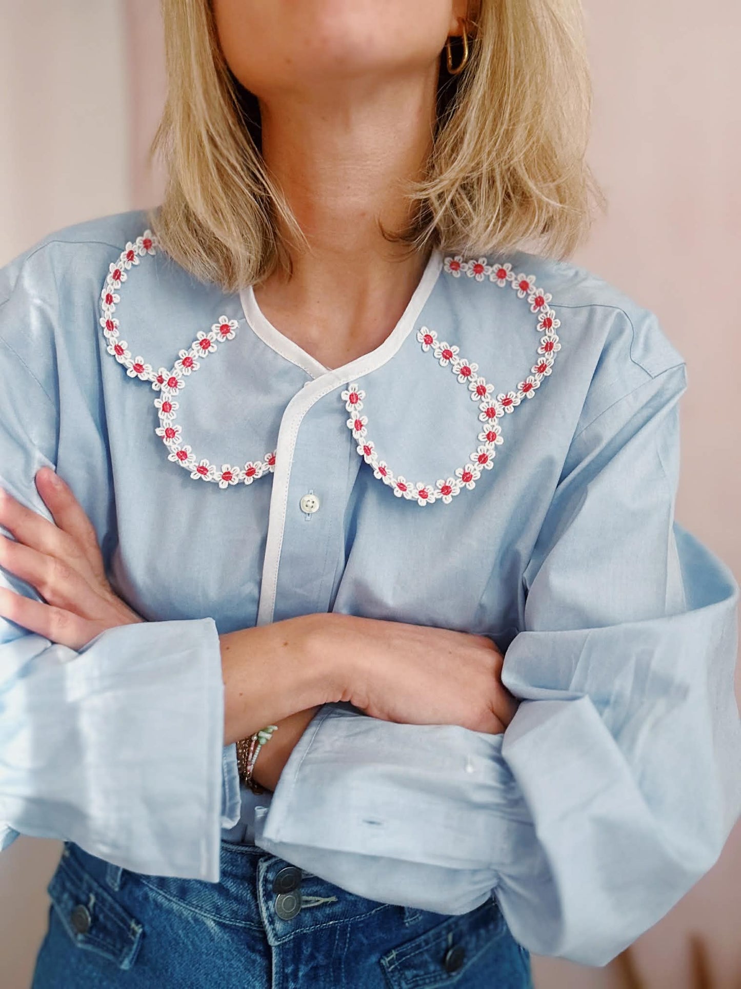 Chemise maxi marguerite