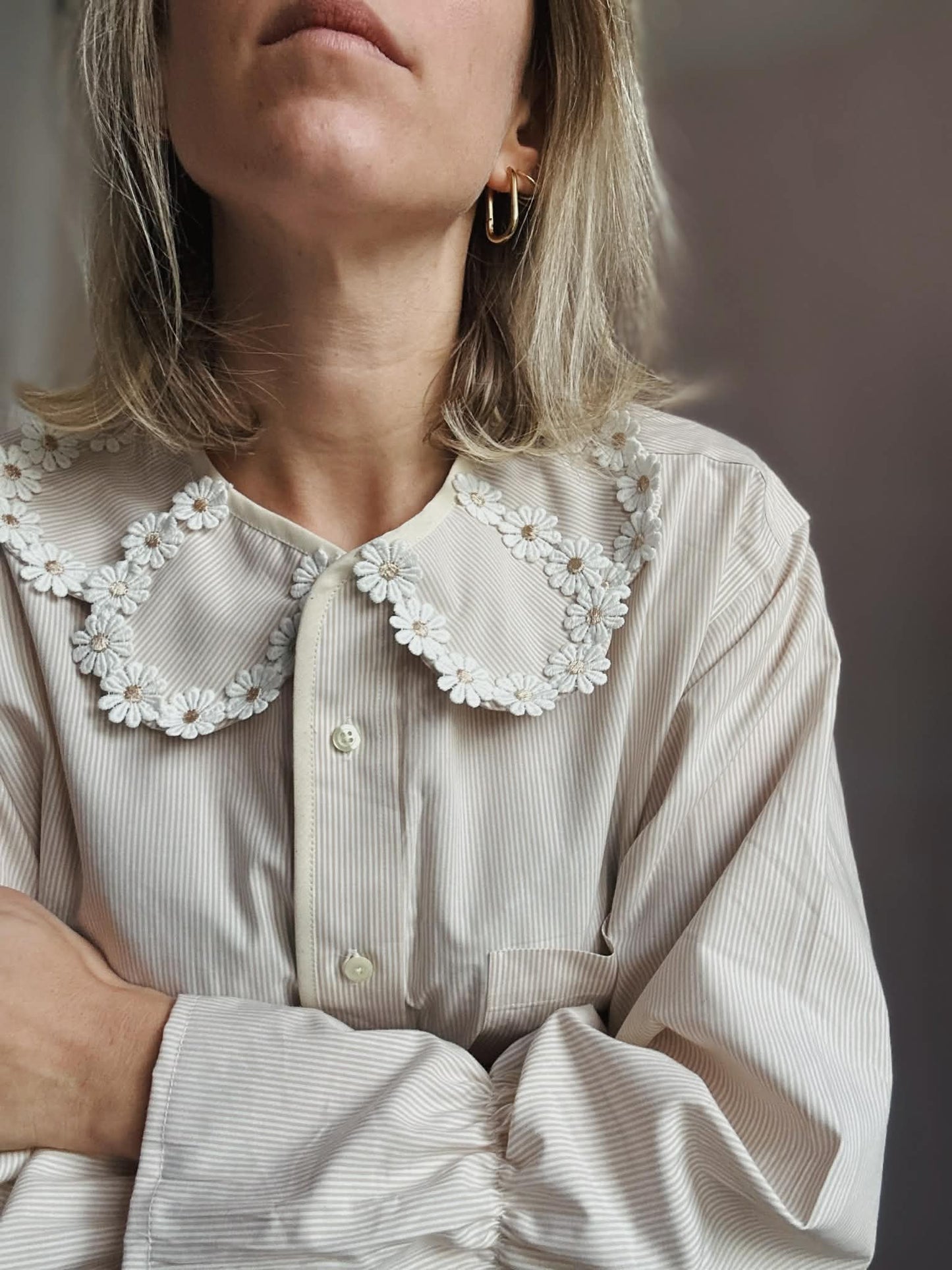 Chemise maxi marguerite