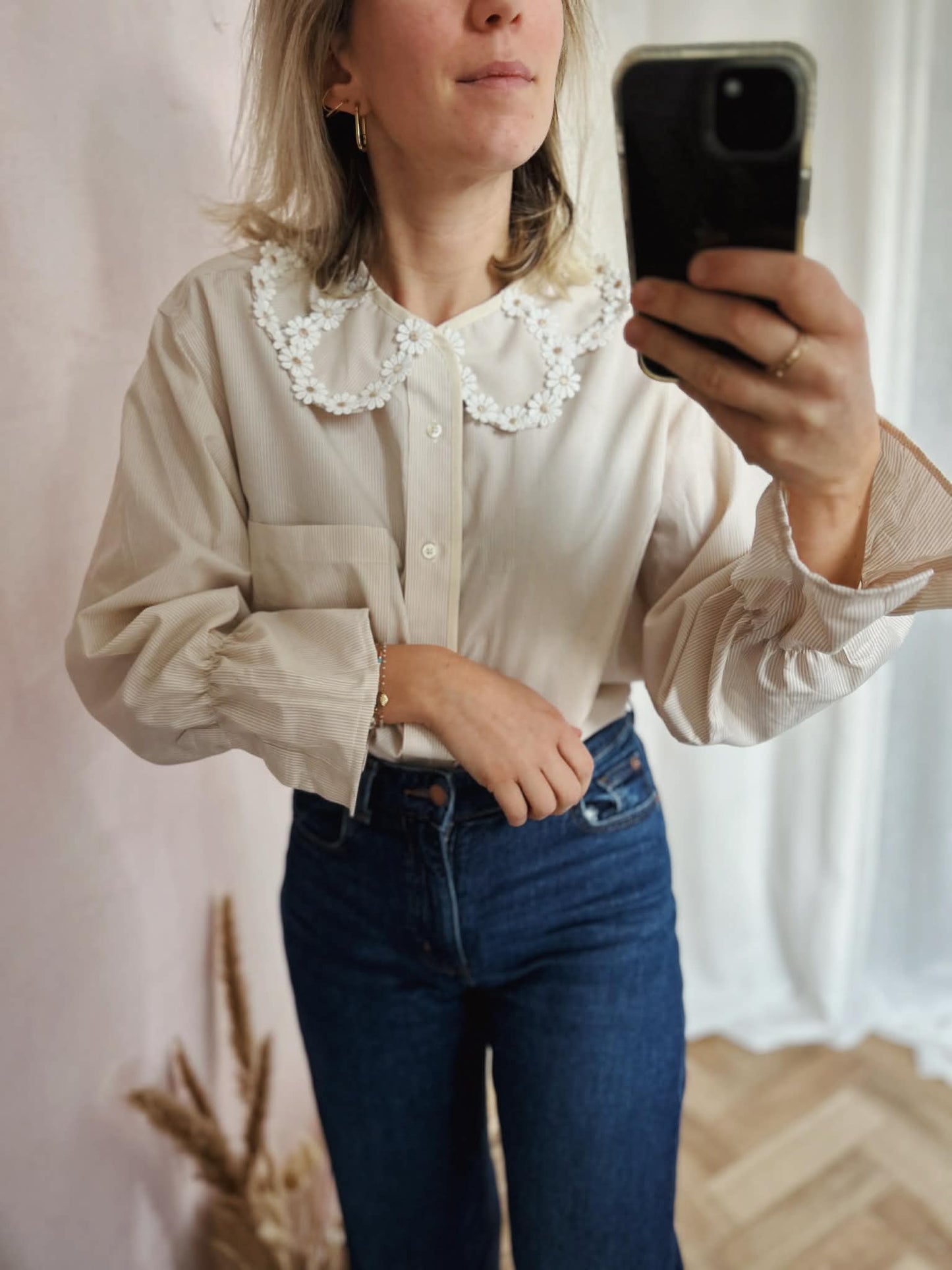 Chemise maxi marguerite