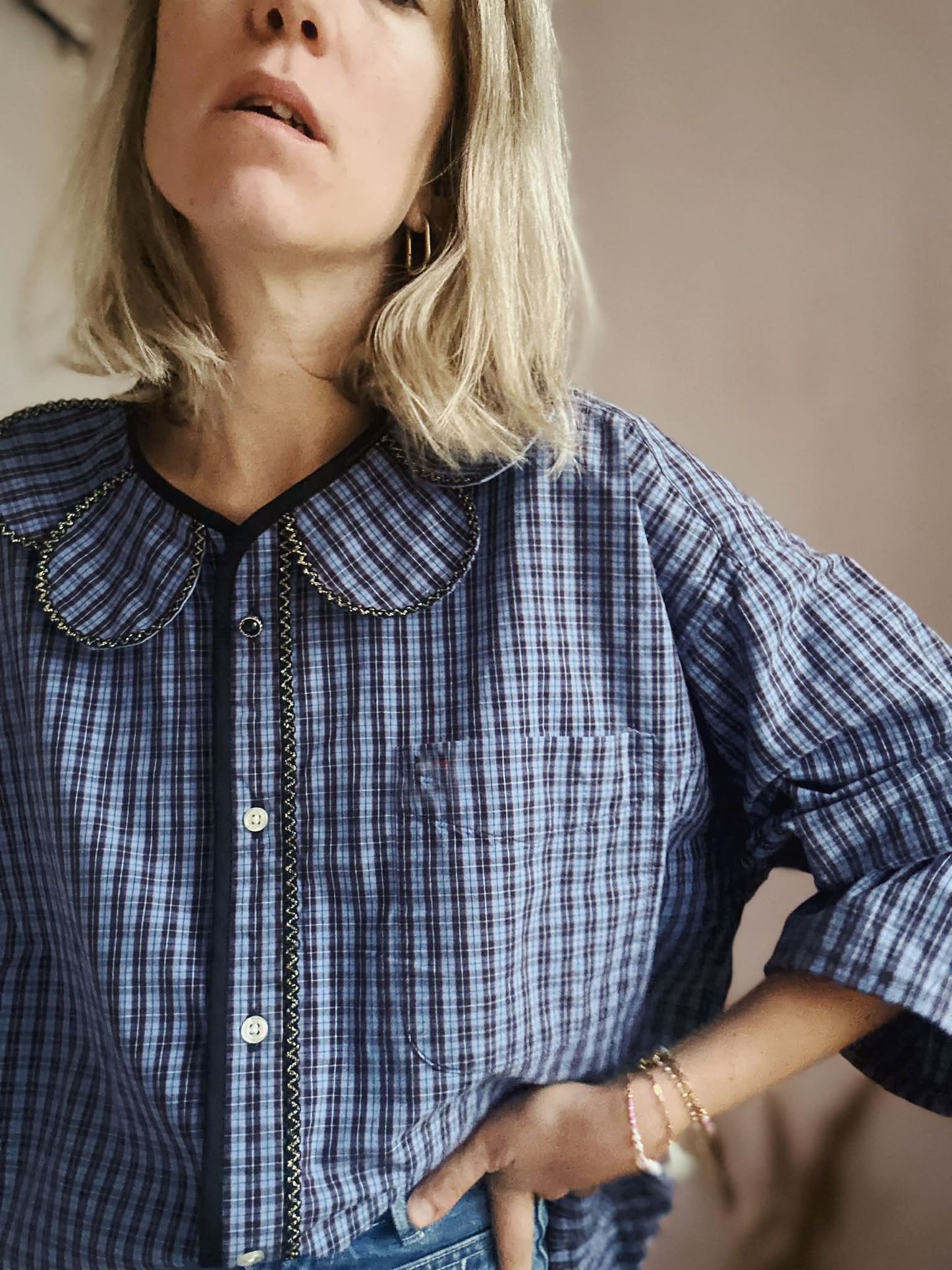 Chemise maxi marguerite