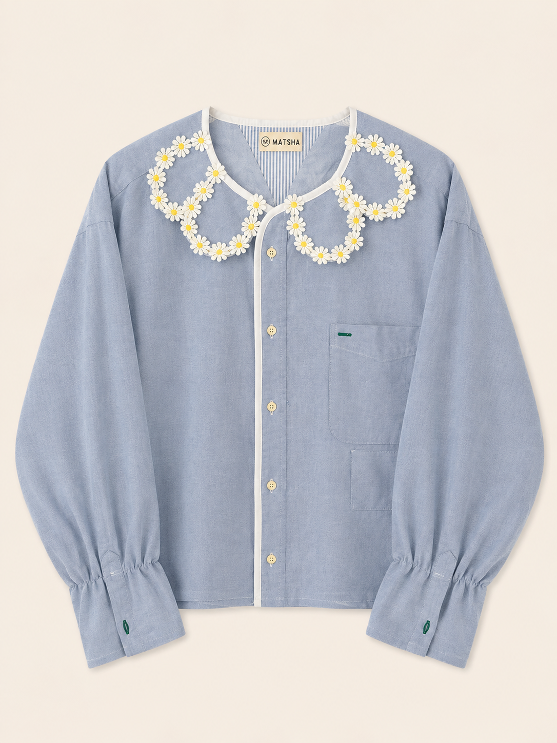 Chemise Maximarguerite ciel