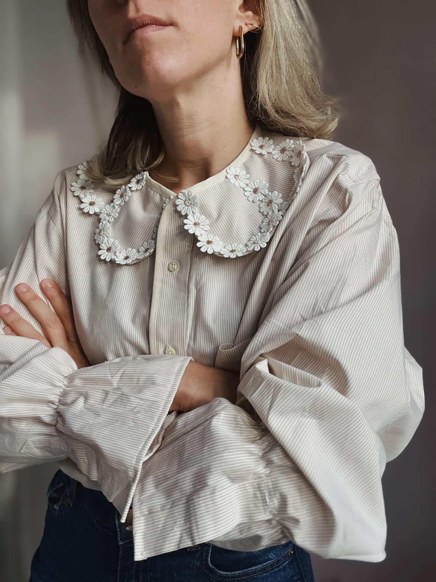 Chemise maxi marguerite