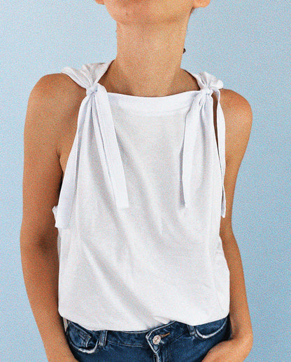 Top Panarea blanc