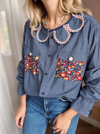 Chemise Marguerite bloom