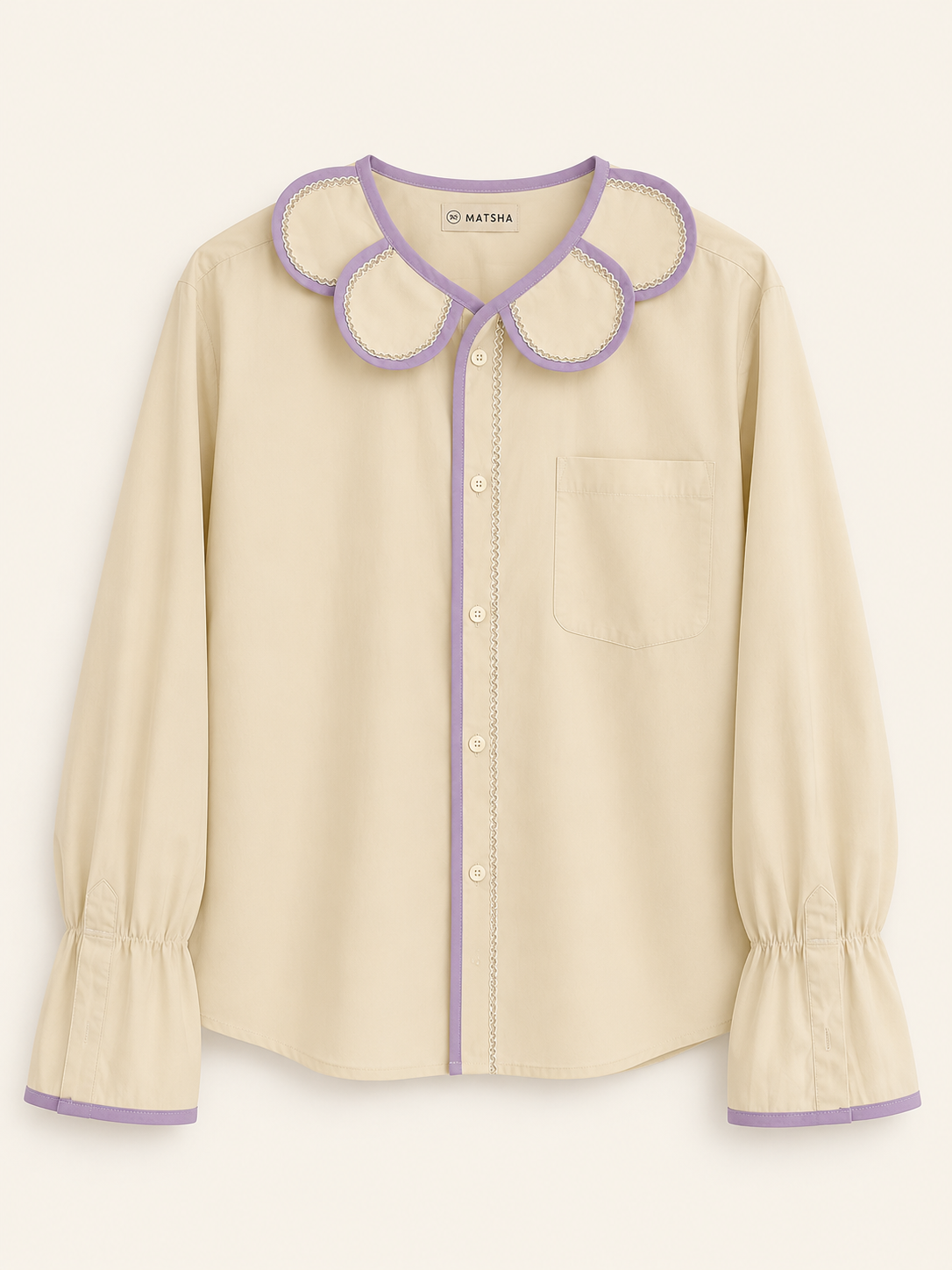 Chemise Marguerite Lila butter