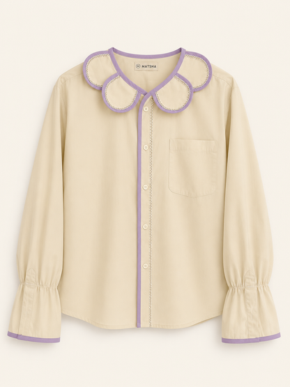 Chemise Marguerite Lila butter