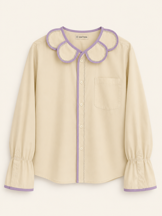Chemise Marguerite Lila butter
