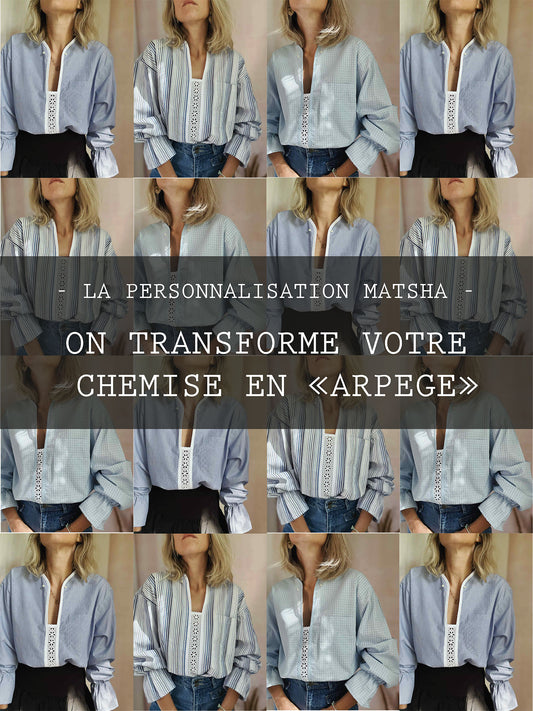 La personnalisation - Chemise Arpège