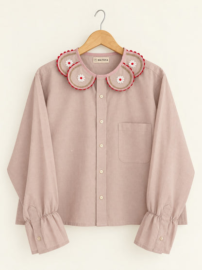 Chemise Marguerite vitamine sable