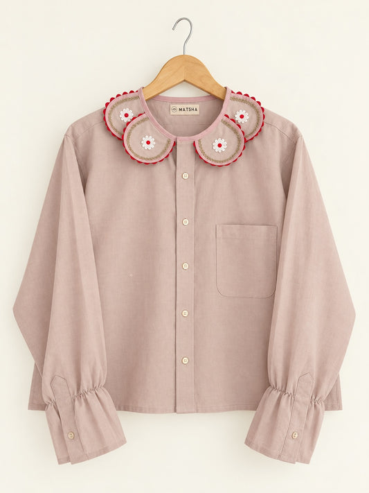 Chemise Marguerite vitamine sable