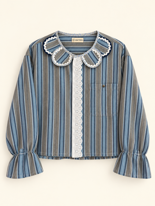Chemise Marguerite 90's broderie
