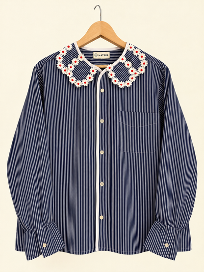 Chemise Maximarguerite stripes