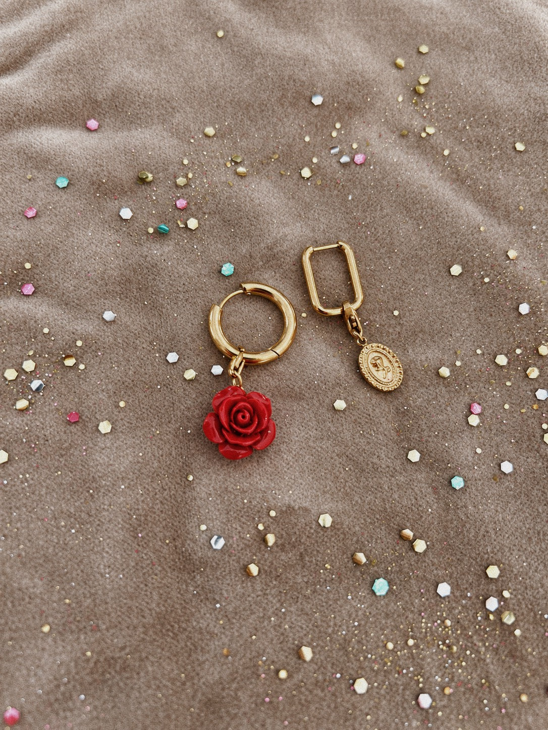 Virgin Pink Hoop Earrings