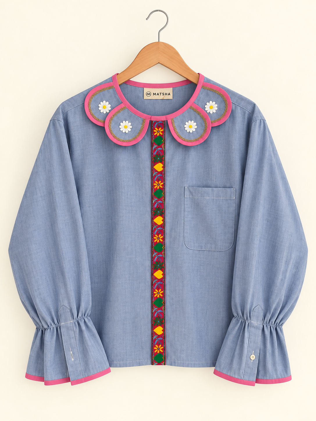 Chemise Marguerite gipsy pink