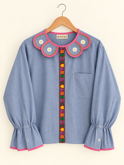 Chemise Marguerite gipsy pink