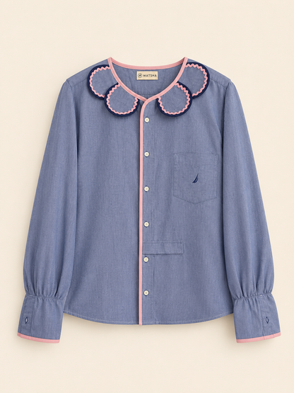 Chemise Marguerite seaside