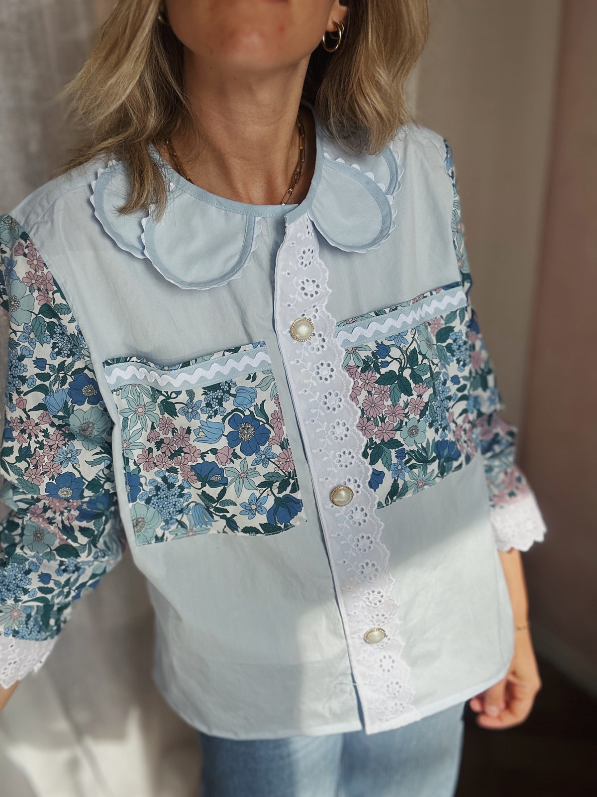 Chemise Marguerite Liberty bloom