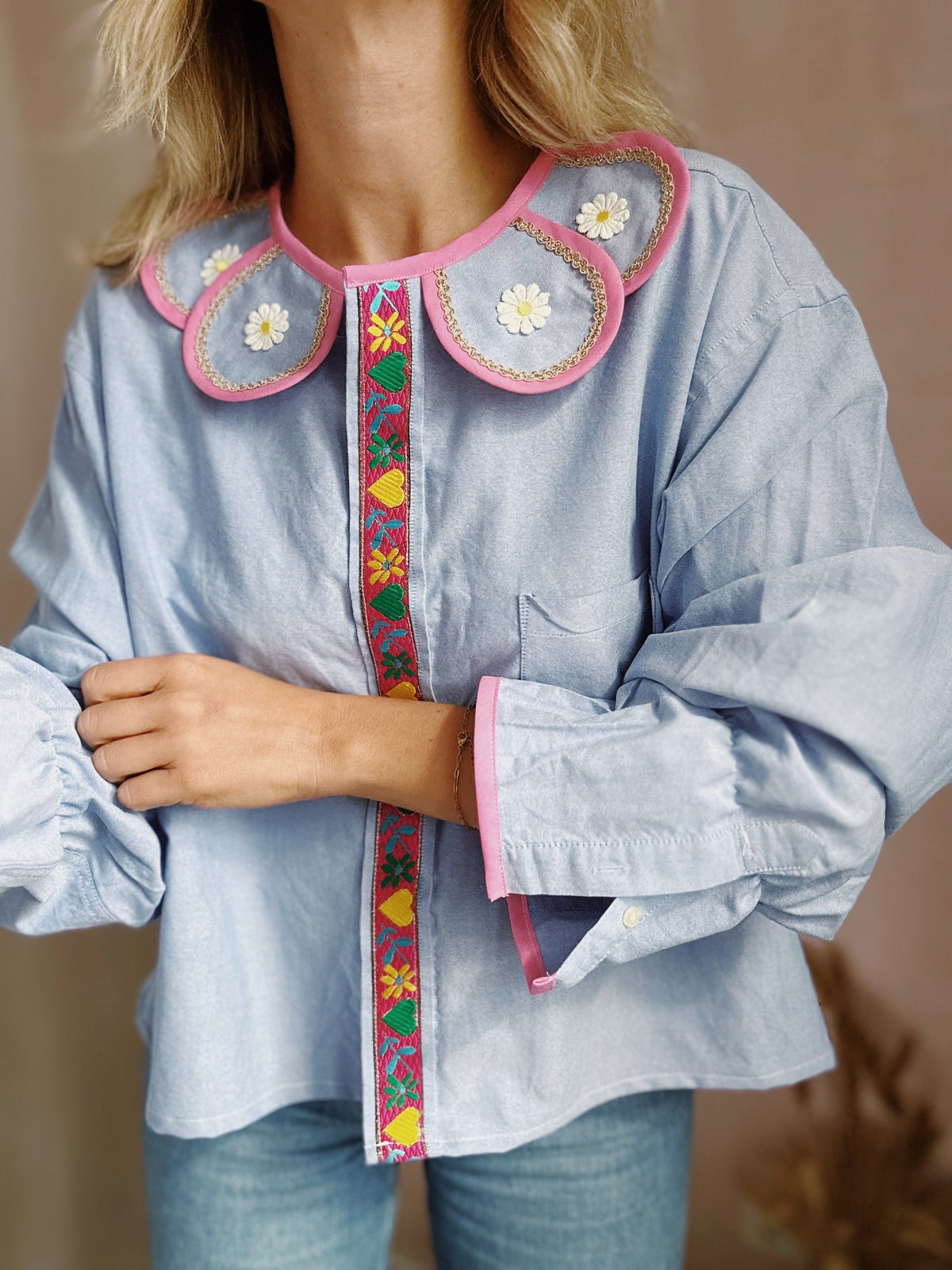 Chemise Marguerite gipsy pink