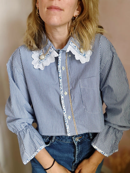 Chemise Thao crop