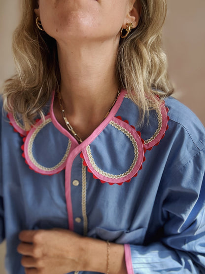 Chemise Marguerite pink java
