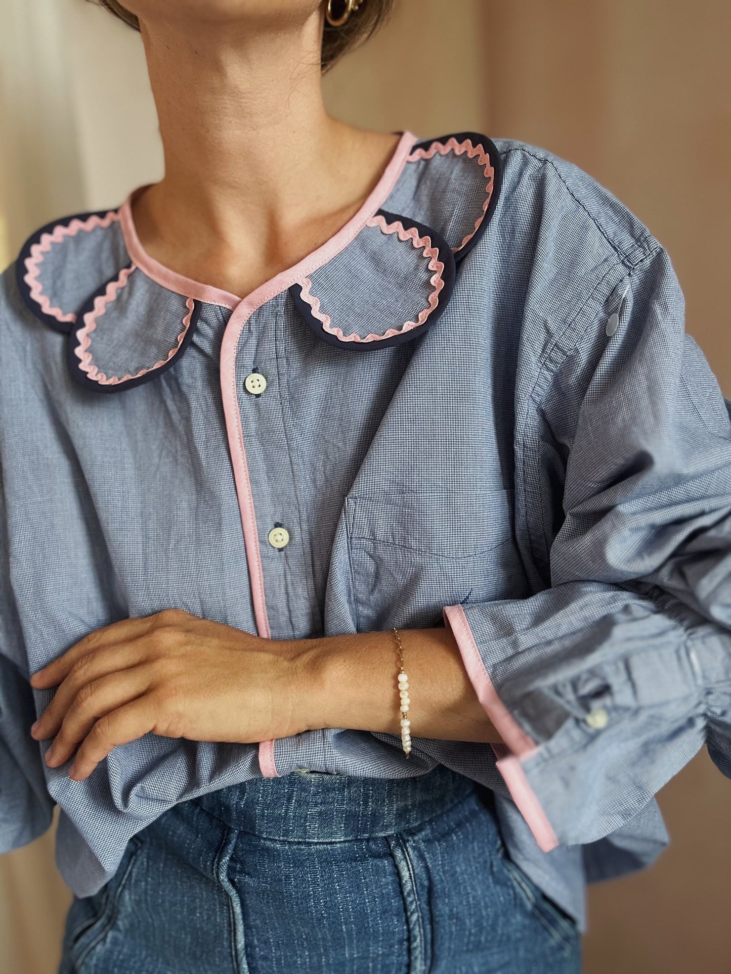 Chemise Marguerite seaside