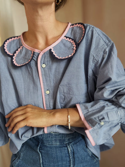 Chemise Marguerite seaside