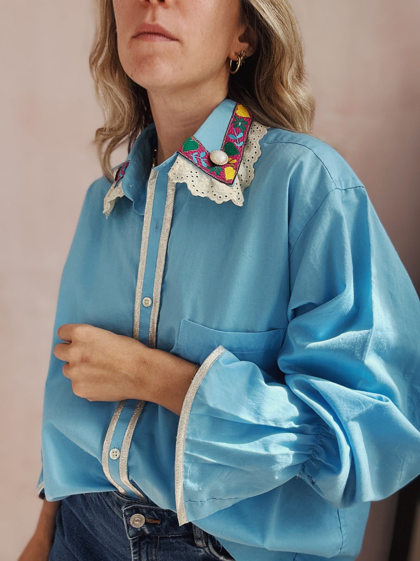 Chemise Thao jacquard