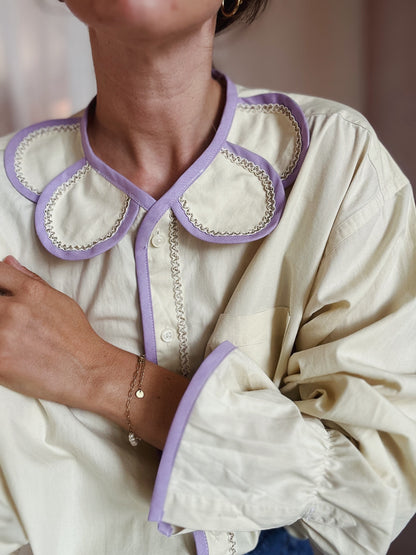 Chemise Marguerite Lila butter