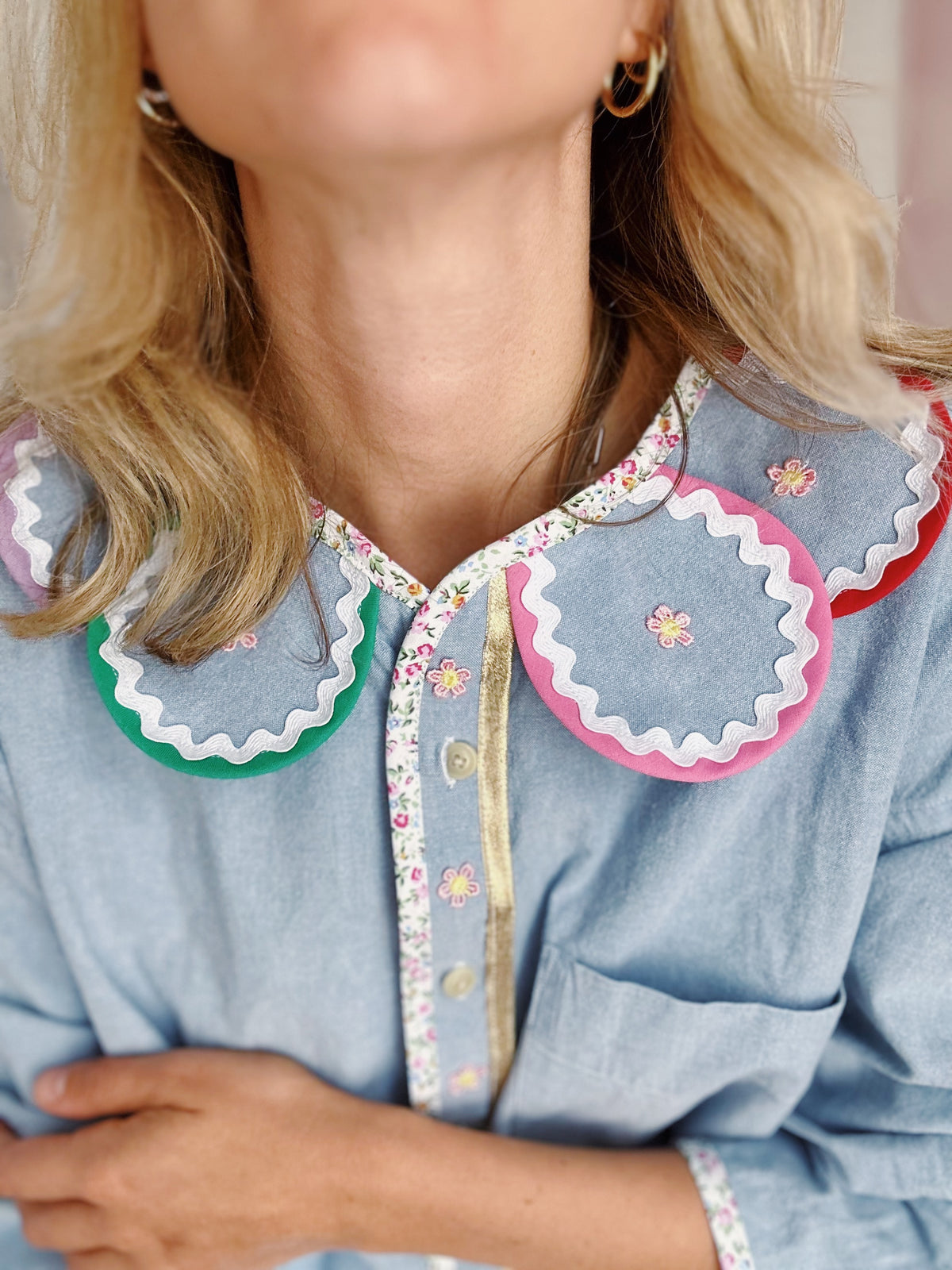Chemise Marguerite bouquet