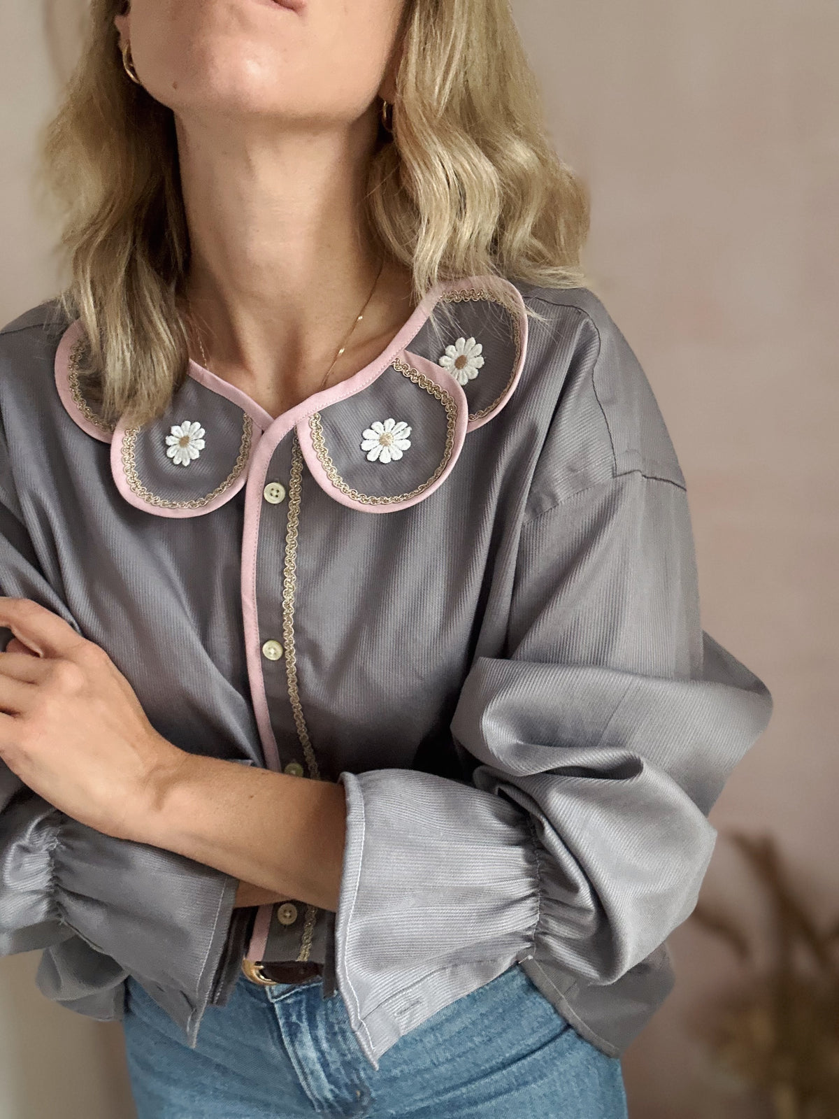 Chemise Marguerite poésie