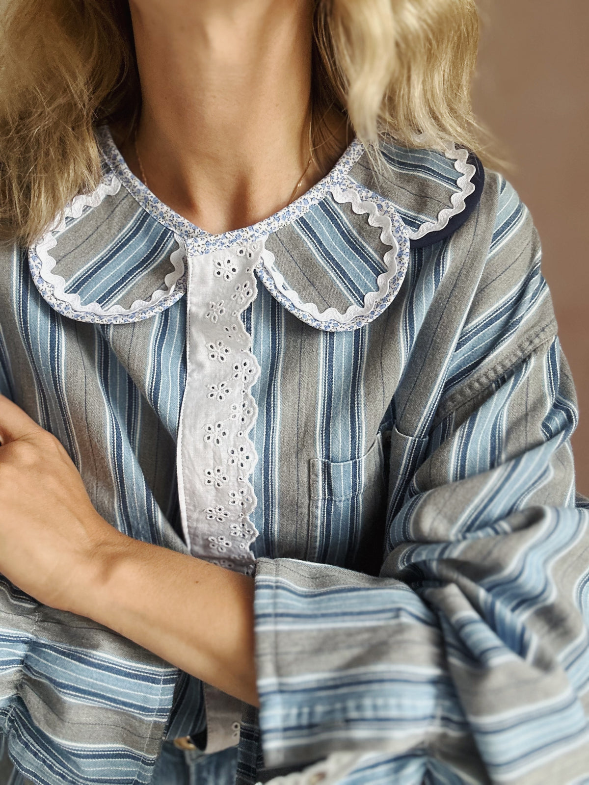 Chemise Marguerite 90's broderie