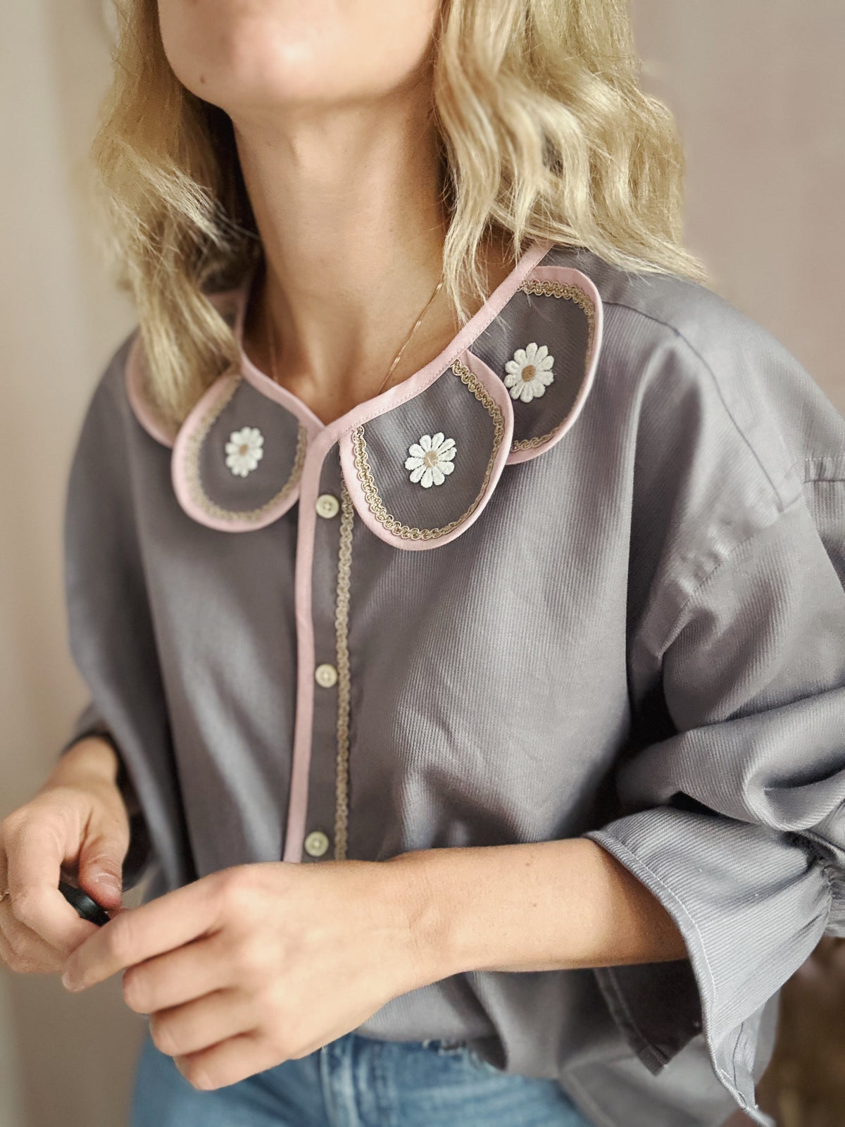 Chemise Marguerite poésie