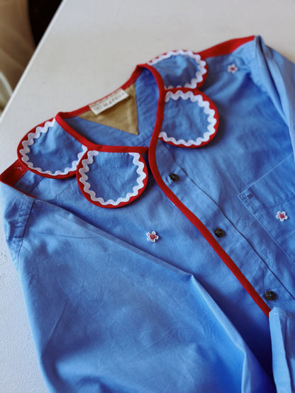 Chemise Marguerite Aqua