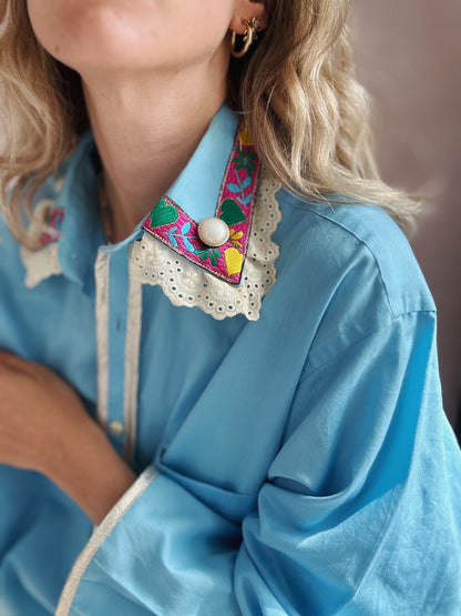 Chemise Thao jacquard